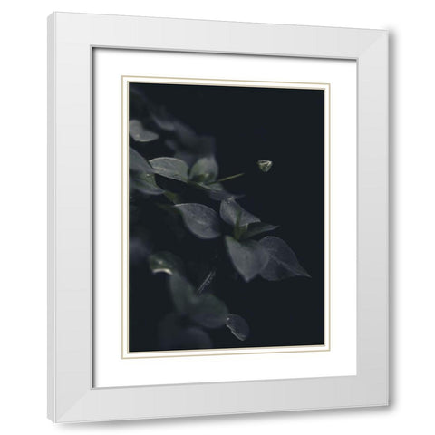 Secret 9 White Modern Wood Framed Art Print with Double Matting by Design Fabrikken