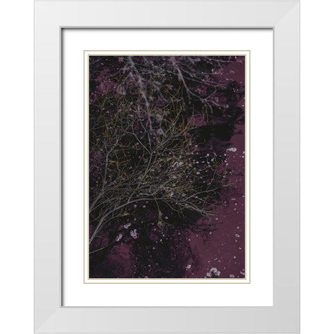 River of Wine White Modern Wood Framed Art Print with Double Matting by Design Fabrikken