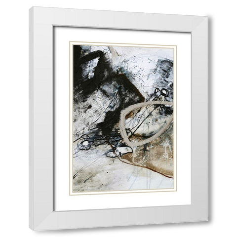Black and White 2 White Modern Wood Framed Art Print with Double Matting by Design Fabrikken