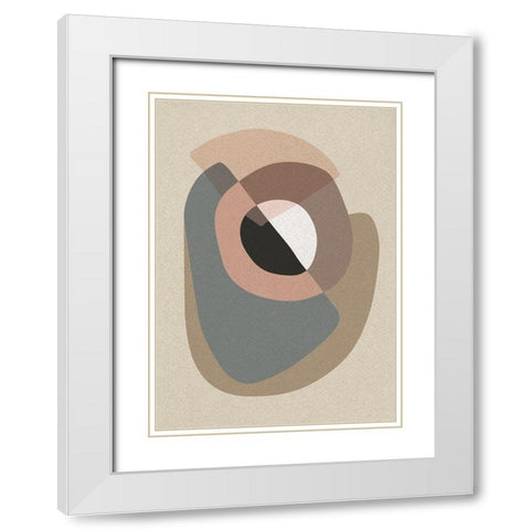 Workup 5 White Modern Wood Framed Art Print with Double Matting by Design Fabrikken