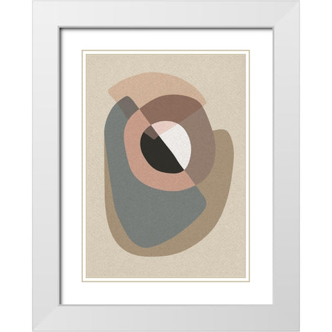 Workup 5 White Modern Wood Framed Art Print with Double Matting by Design Fabrikken