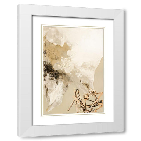 The Art of Taste 5 White Modern Wood Framed Art Print with Double Matting by Design Fabrikken