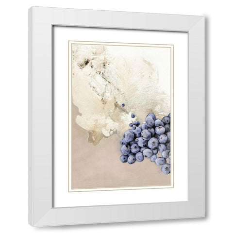The Art of Taste 6 White Modern Wood Framed Art Print with Double Matting by Design Fabrikken
