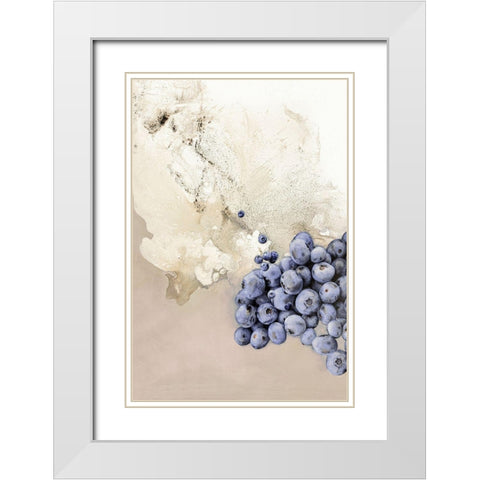 The Art of Taste 6 White Modern Wood Framed Art Print with Double Matting by Design Fabrikken