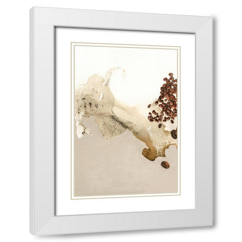 The Art of Taste 7 White Modern Wood Framed Art Print with Double Matting by Design Fabrikken