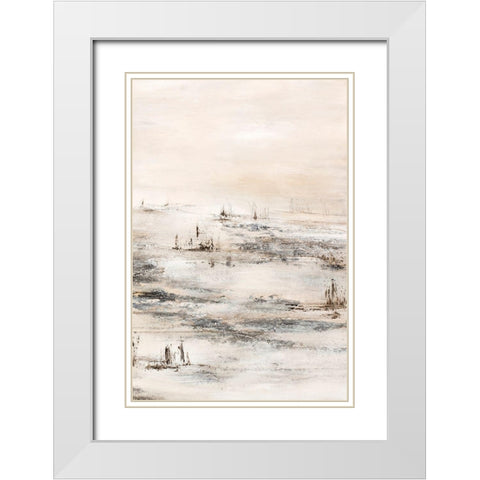 Lifestyle 2 White Modern Wood Framed Art Print with Double Matting by Design Fabrikken