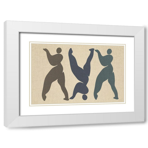 Artefact White Modern Wood Framed Art Print with Double Matting by Design Fabrikken