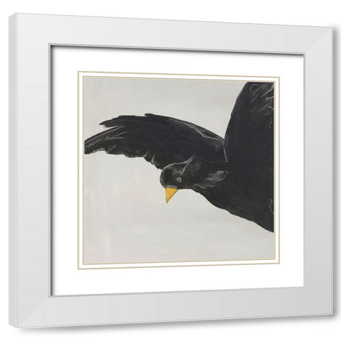 Finding Treasures White Modern Wood Framed Art Print with Double Matting by Design Fabrikken