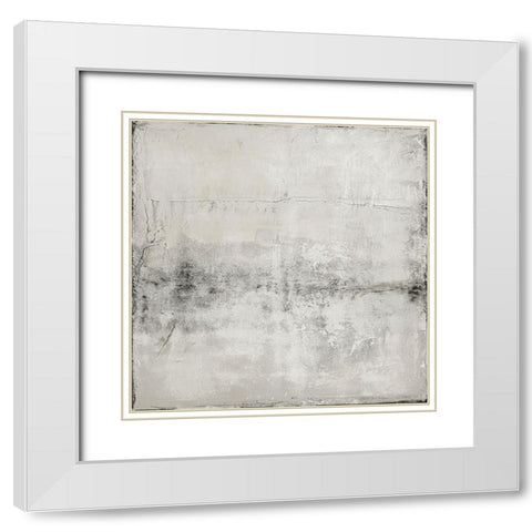Forever White Modern Wood Framed Art Print with Double Matting by Design Fabrikken
