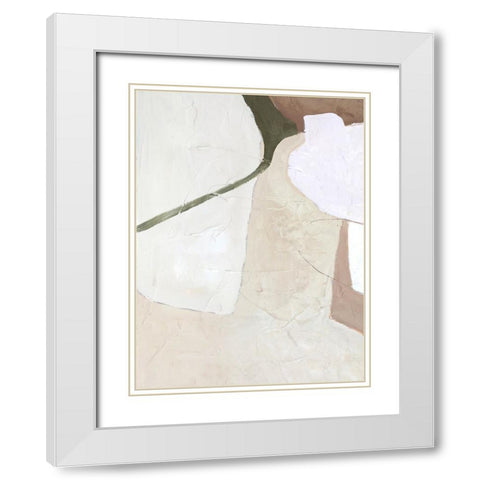 Formel Light White Modern Wood Framed Art Print with Double Matting by Design Fabrikken
