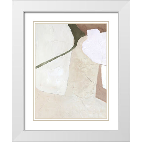 Formel Light White Modern Wood Framed Art Print with Double Matting by Design Fabrikken