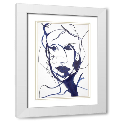 Full Of Wonder White Modern Wood Framed Art Print with Double Matting by Design Fabrikken
