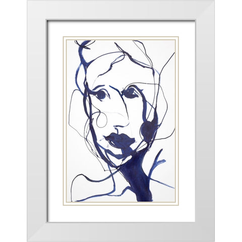 Full Of Wonder White Modern Wood Framed Art Print with Double Matting by Design Fabrikken