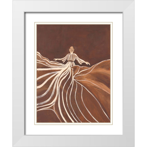 Gorgeous White Modern Wood Framed Art Print with Double Matting by Design Fabrikken