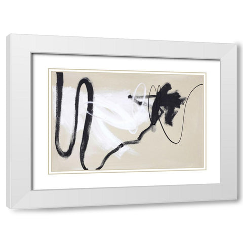 Less But Better White Modern Wood Framed Art Print with Double Matting by Design Fabrikken