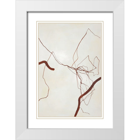 New Level White Modern Wood Framed Art Print with Double Matting by Design Fabrikken
