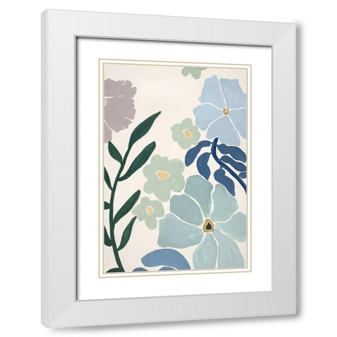 This Season 1 White Modern Wood Framed Art Print with Double Matting by Design Fabrikken