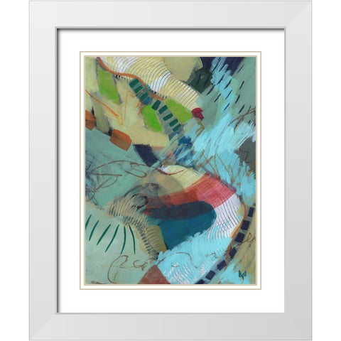 Dont Look Back White Modern Wood Framed Art Print with Double Matting by Nemcosky, Ann Thompson