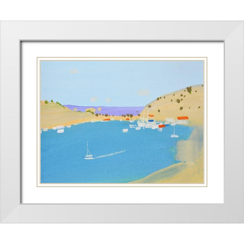 Balaclava White Modern Wood Framed Art Print with Double Matting by Nekraha, Igor