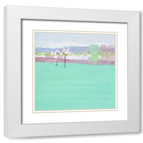 The Early Spring White Modern Wood Framed Art Print with Double Matting by Nekraha, Igor