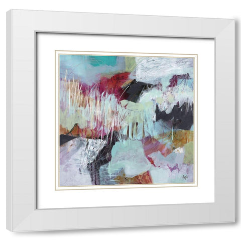 Field Notes No. 10 White Modern Wood Framed Art Print with Double Matting by Nemcosky, Ann Thompson