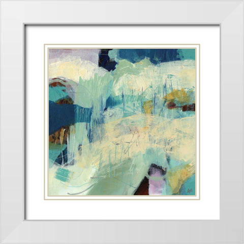 Field Notes No. 12 White Modern Wood Framed Art Print with Double Matting by Nemcosky, Ann Thompson