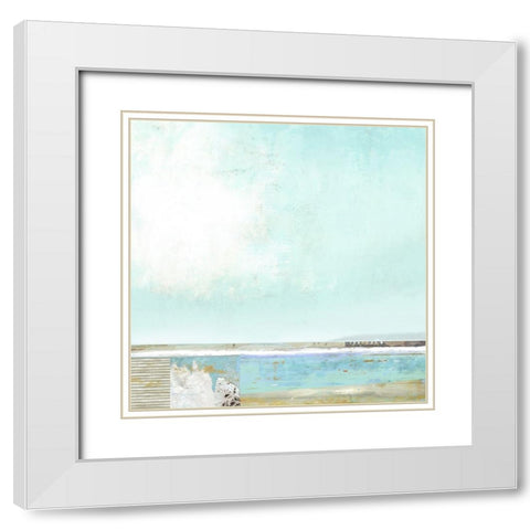 Cape Cod Sky White Modern Wood Framed Art Print with Double Matting by Nicoll, Suzanne