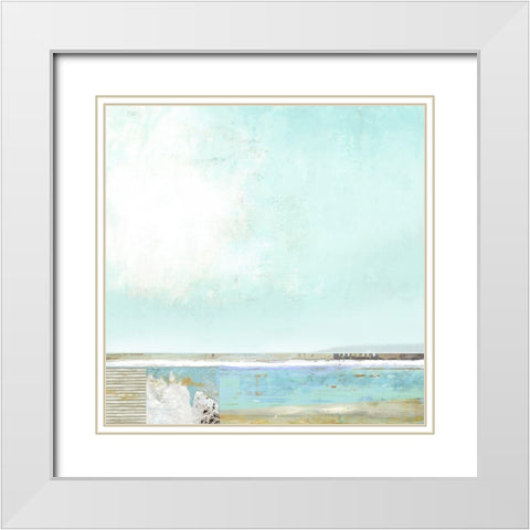 Cape Cod Sky White Modern Wood Framed Art Print with Double Matting by Nicoll, Suzanne