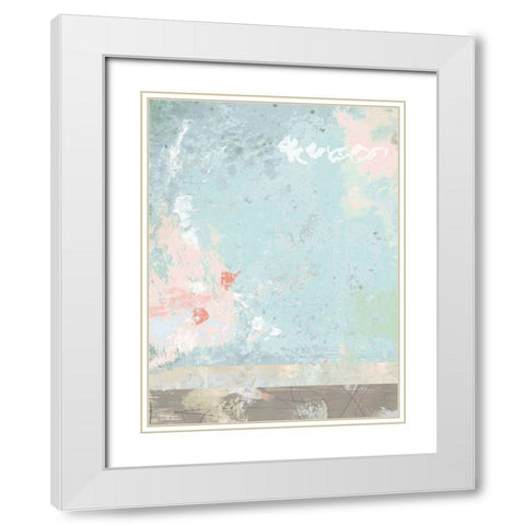Sea Whispers No. 2 White Modern Wood Framed Art Print with Double Matting by Nicoll, Suzanne