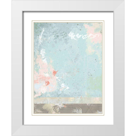 Sea Whispers No. 2 White Modern Wood Framed Art Print with Double Matting by Nicoll, Suzanne