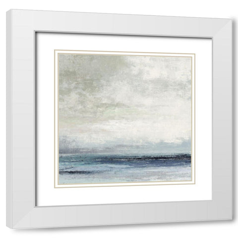 Outer Banks White Modern Wood Framed Art Print with Double Matting by Nicoll, Suzanne