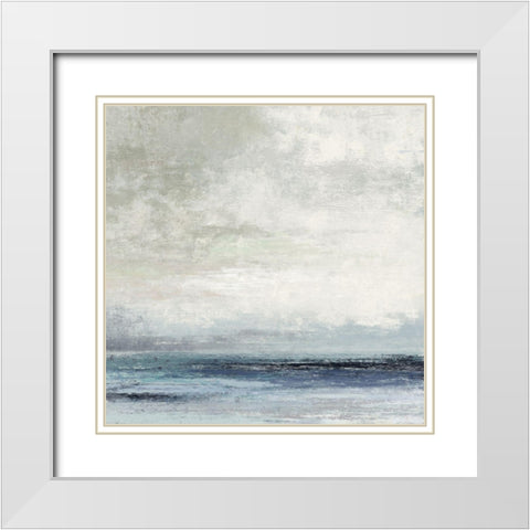 Outer Banks White Modern Wood Framed Art Print with Double Matting by Nicoll, Suzanne