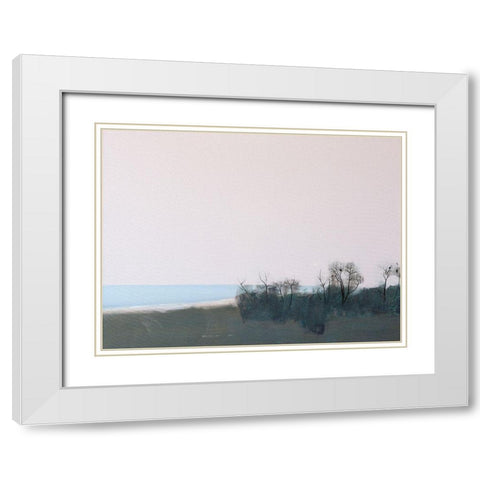 Bessarabian Evening White Modern Wood Framed Art Print with Double Matting by Nekraha, Igor