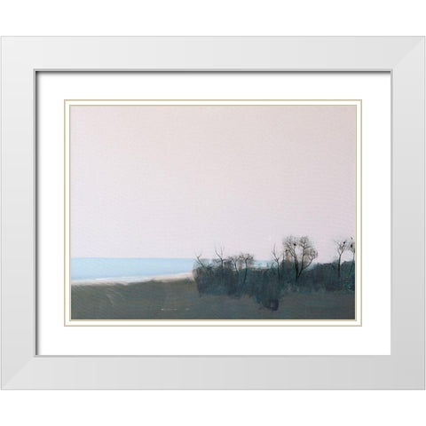 Bessarabian Evening White Modern Wood Framed Art Print with Double Matting by Nekraha, Igor
