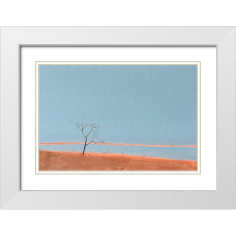 Last Rays of The Sun White Modern Wood Framed Art Print with Double Matting by Nekraha, Igor
