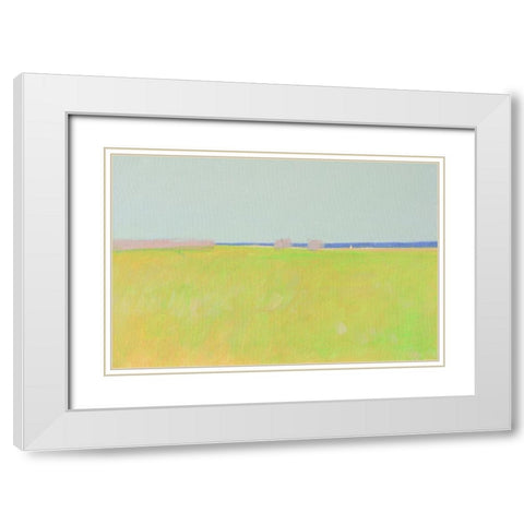 Weekend Near The Sea White Modern Wood Framed Art Print with Double Matting by Nekraha, Igor