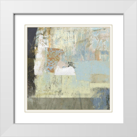Quarry No. 1 White Modern Wood Framed Art Print with Double Matting by Nicoll, Suzanne
