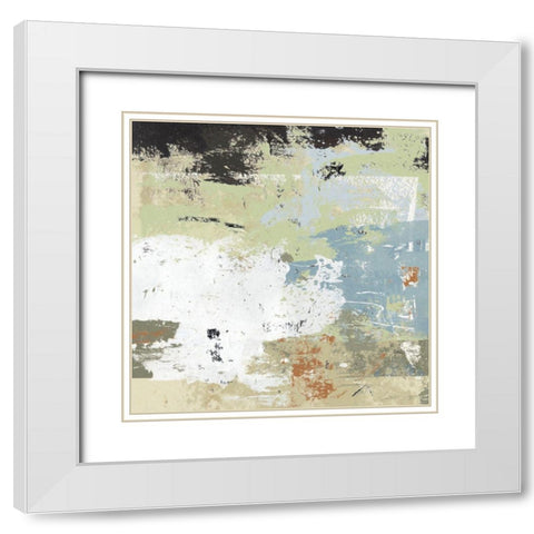 Quarry No. 3 White Modern Wood Framed Art Print with Double Matting by Nicoll, Suzanne