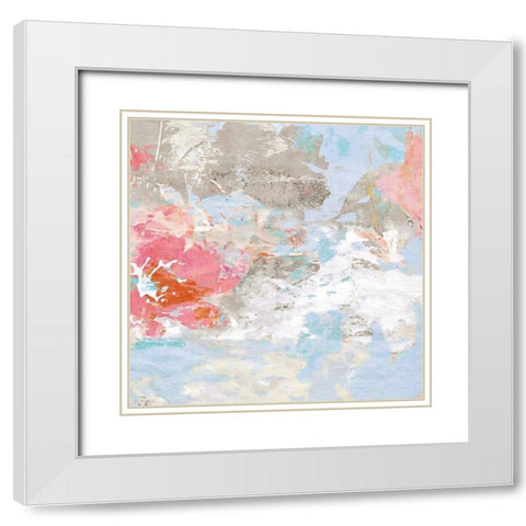 Spring Fling No. 2 White Modern Wood Framed Art Print with Double Matting by Nicoll, Suzanne