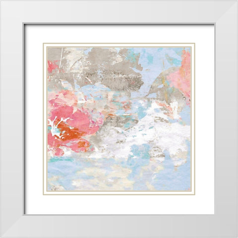 Spring Fling No. 2 White Modern Wood Framed Art Print with Double Matting by Nicoll, Suzanne
