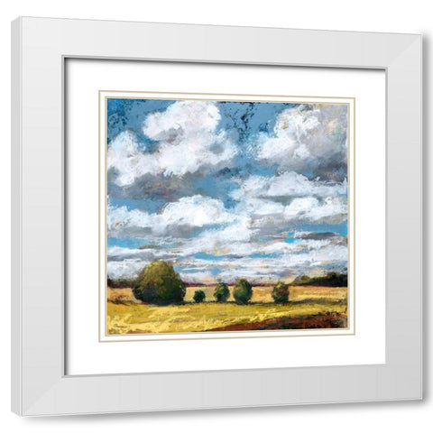 The Family White Modern Wood Framed Art Print with Double Matting by Nickell, Linda