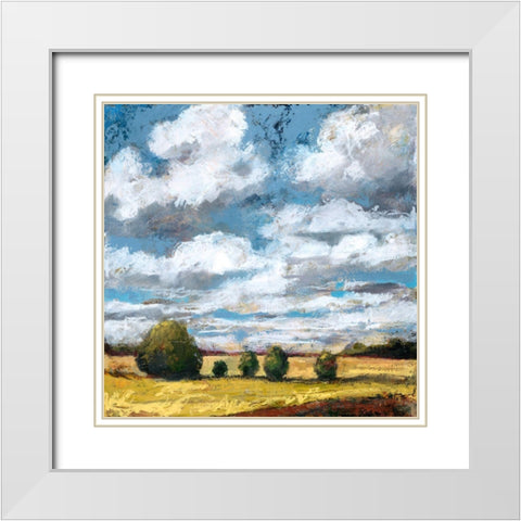 The Family White Modern Wood Framed Art Print with Double Matting by Nickell, Linda