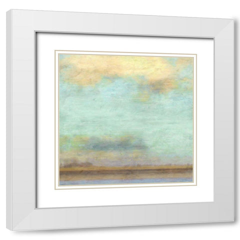 River Seine White Modern Wood Framed Art Print with Double Matting by Nicoll, Suzanne