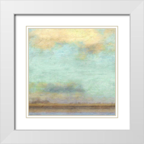 River Seine White Modern Wood Framed Art Print with Double Matting by Nicoll, Suzanne