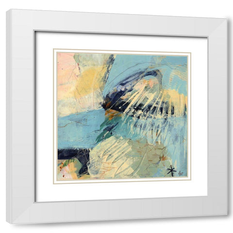 Dawn White Modern Wood Framed Art Print with Double Matting by Nemcosky, Ann Thompson