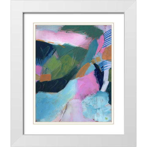 Promise White Modern Wood Framed Art Print with Double Matting by Nemcosky, Ann Thompson