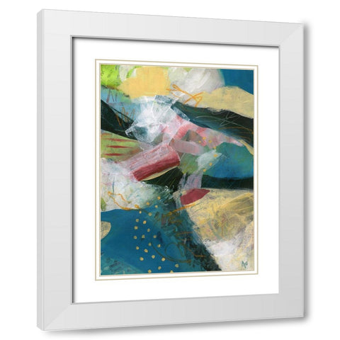 Solstice No. 3 White Modern Wood Framed Art Print with Double Matting by Nemcosky, Ann Thompson