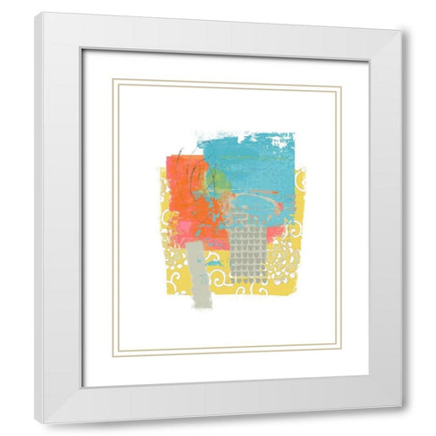 Beach Day 2 White Modern Wood Framed Art Print with Double Matting by Nicoll, Suzanne