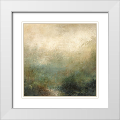 Forest White Modern Wood Framed Art Print with Double Matting by Nicoll, Suzanne