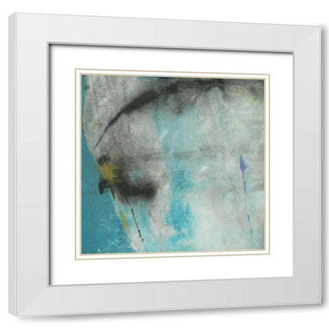 Into the Surf One White Modern Wood Framed Art Print with Double Matting by Oppenheimer, Michelle